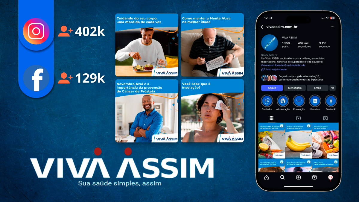 Marketing de Conteúdo Assim Saúde - Blog Viva Assim