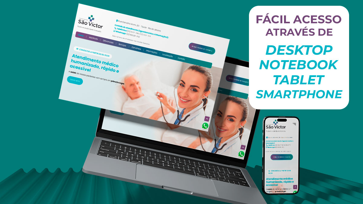Site Clínica São Victor